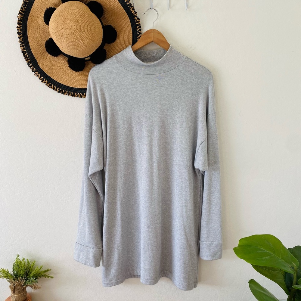 Reformation Gray Long Sleeve Dress